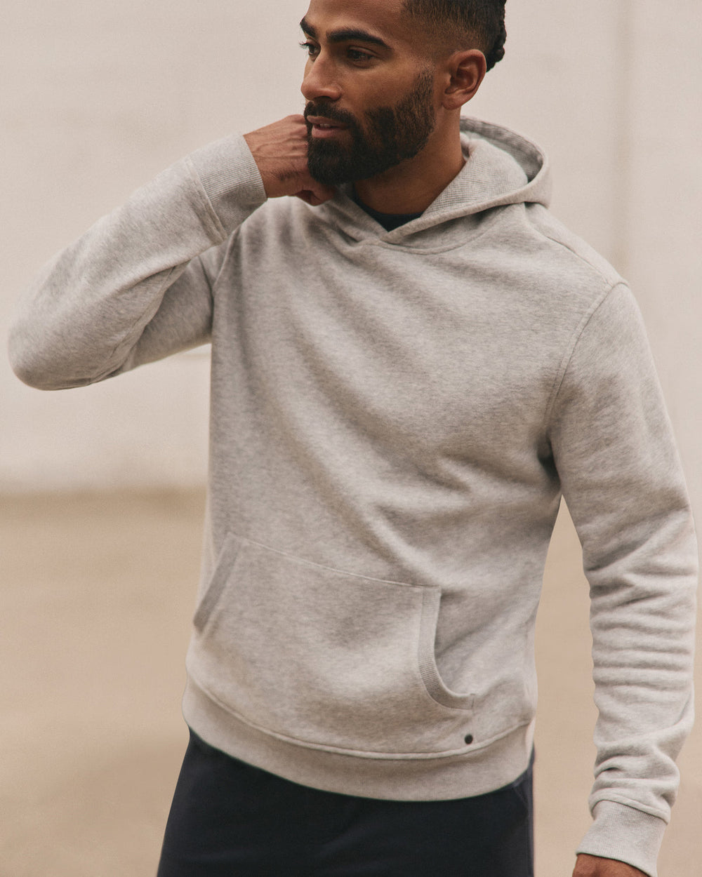 Seaside Pullover Hoodie Light Heather Grey | Vuori For sale
