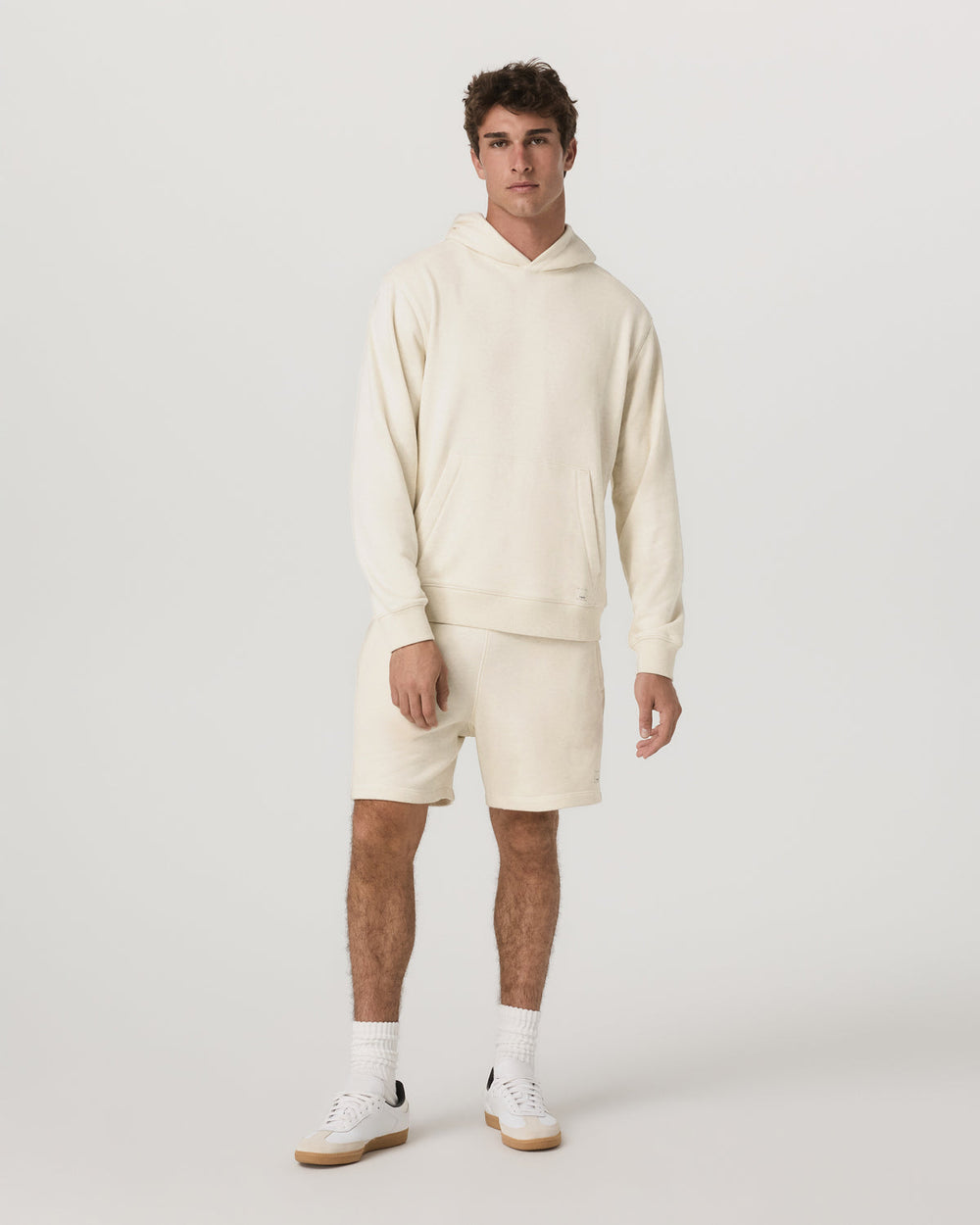 Cypress Vintage Hoodie Men's Buttermilk Heather Hoodie | Vuori US