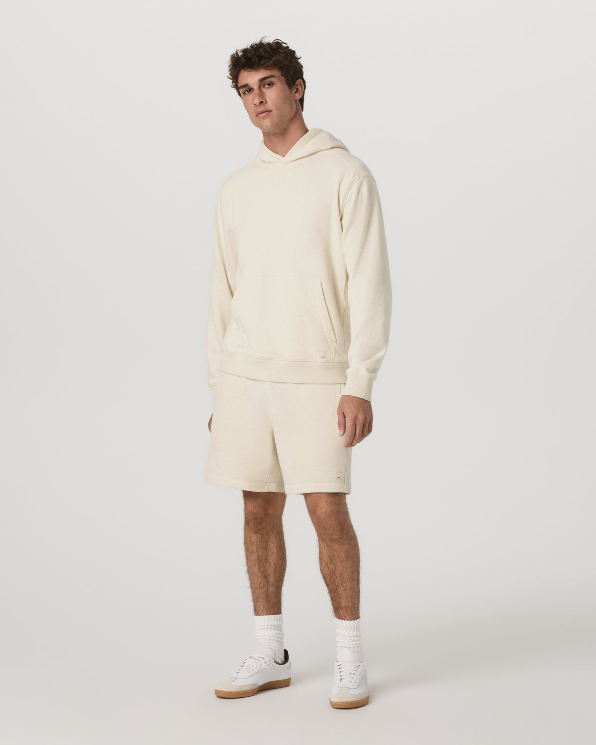 Cypress Vintage Hoodie Men's Buttermilk Heather Hoodie | Vuori US