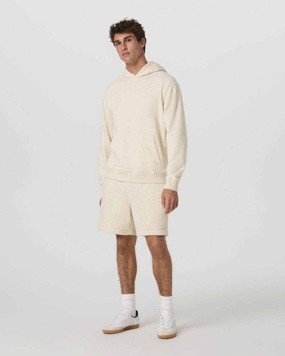 Cypress Vintage Hoodie Men's Buttermilk Heather Hoodie | Vuori US
