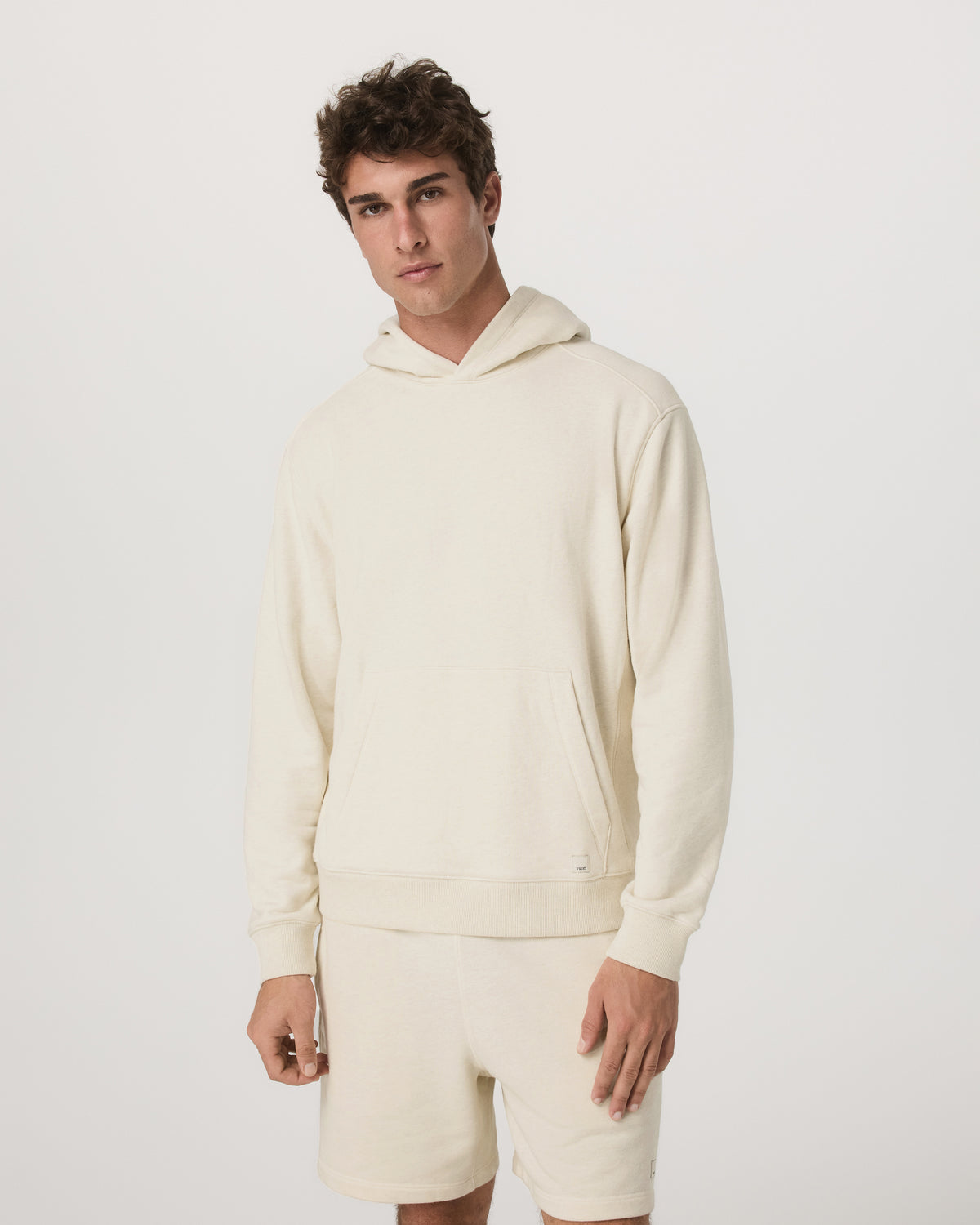 Cypress Vintage Hoodie Men's Buttermilk Heather Hoodie | Vuori US