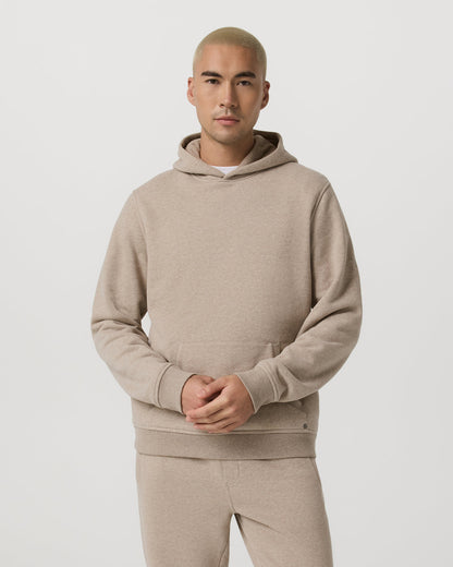 Seaside Pullover Hoodie Men's Acorn Heather Hoodie | Vuori Clothing