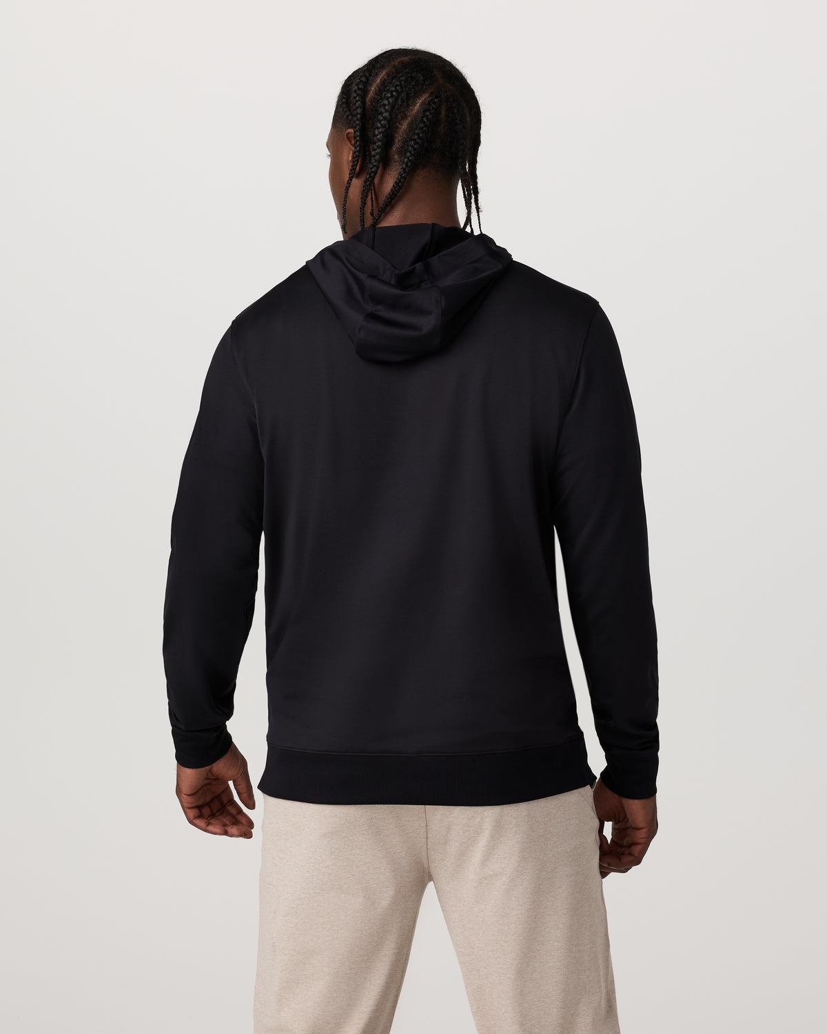 Sunday Hoodie 2.0 Men's Black Athletic Fit Hoodie | Vuori
