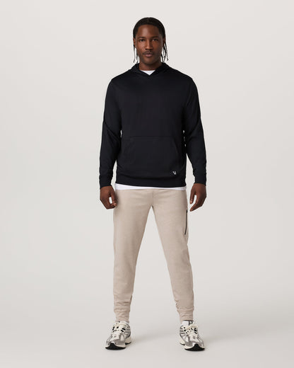 Sunday Hoodie 2.0 Men's Black Athletic Fit Hoodie | Vuori