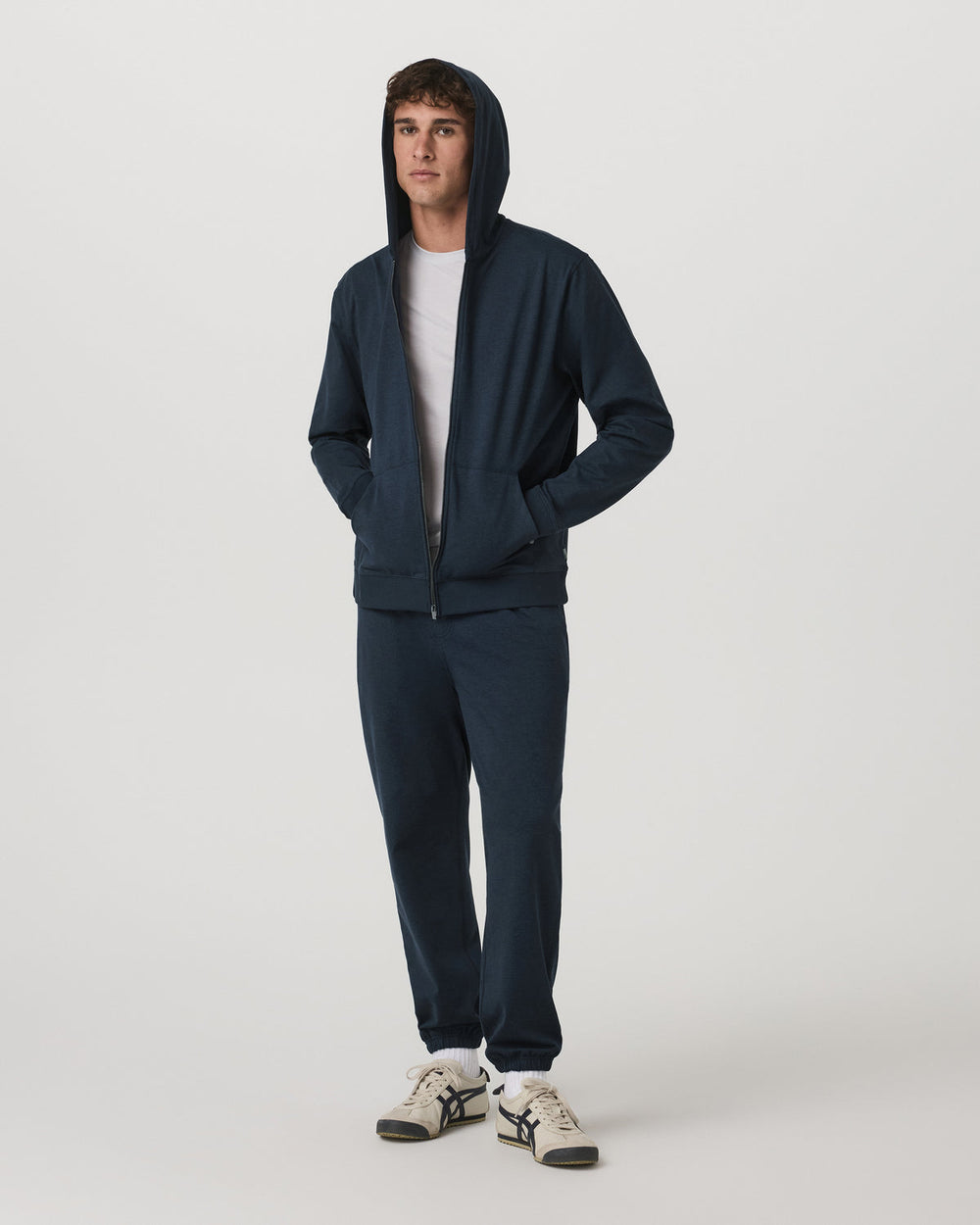 Coronado Full Zip Hoodie 2.0 Men's Midnight Heather Jacket | Vuori Discount