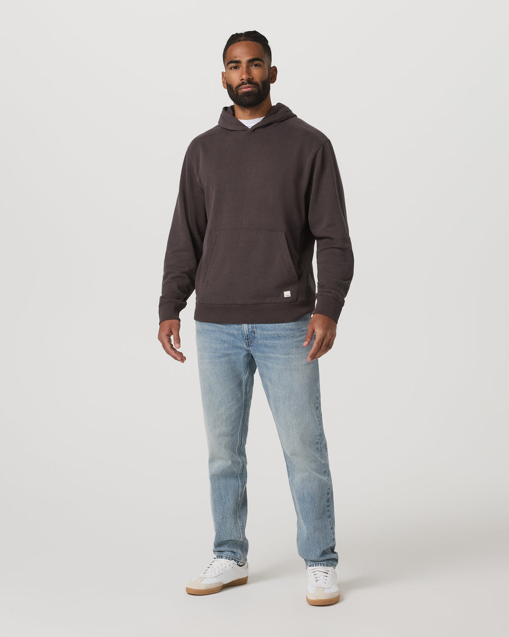 Cypress Vintage Hoodie Men's Soot Pullover Hoodie | Vuori On sale