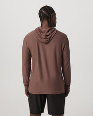 Strato Tech Hoodie Men's Sable Heather Hoodie | Vuori Online
