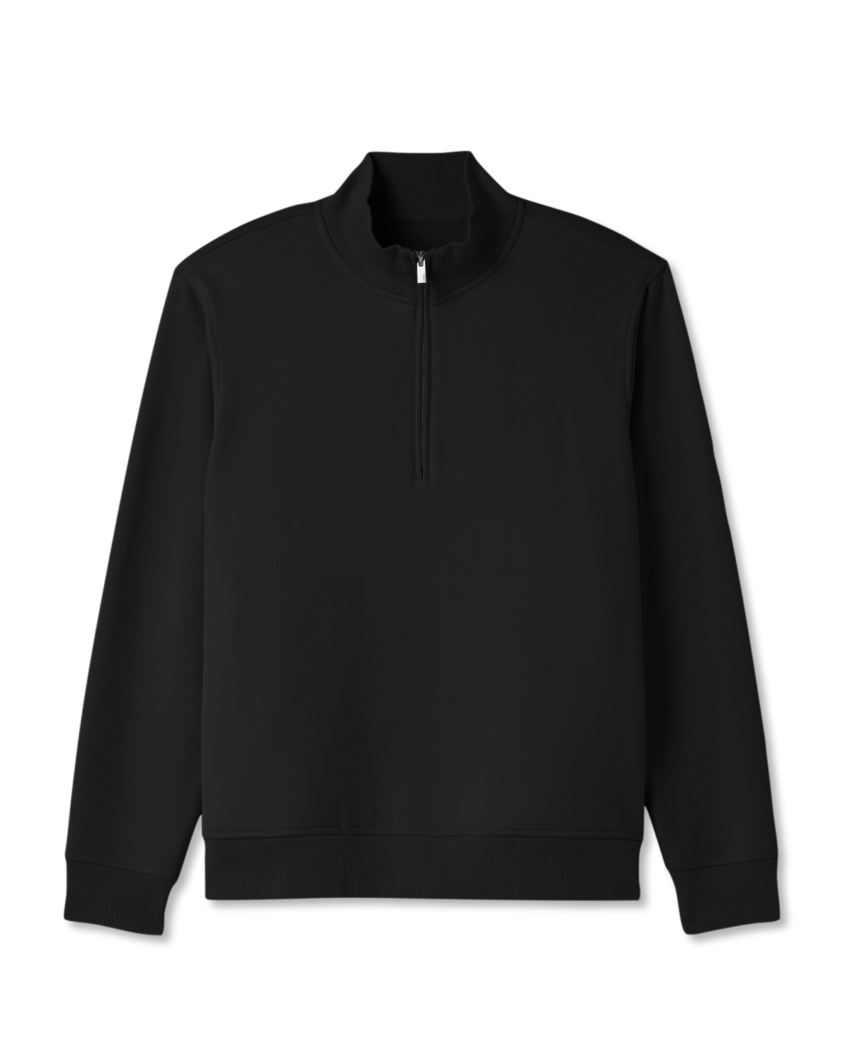 Seaside 1/2 Zip Classic Men's Black Pullover | Vuori Outlet