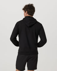 Coronado Full Zip Hoodie 2.0 Men's Black Heather Jacket | Vuori US