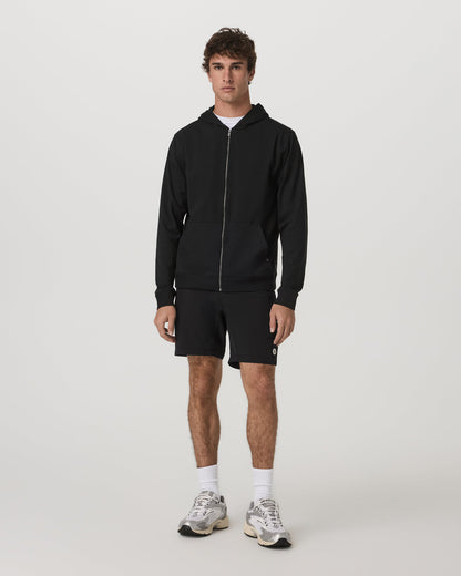 Coronado Full Zip Hoodie 2.0 Men's Black Heather Jacket | Vuori US
