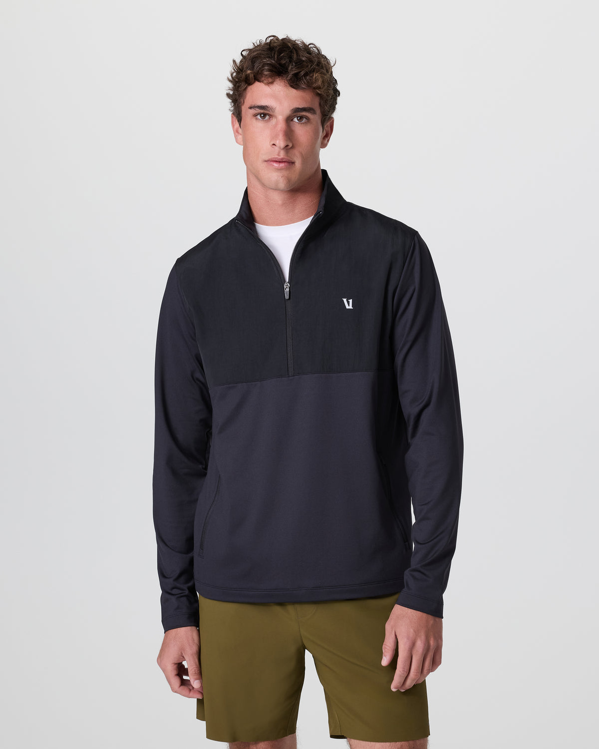 Sunday Element Half Zip Black | Vuori Discount