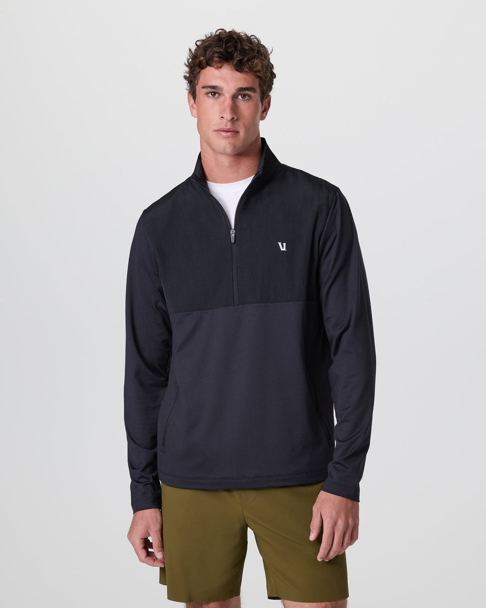 Sunday Element Half Zip Black | Vuori Discount