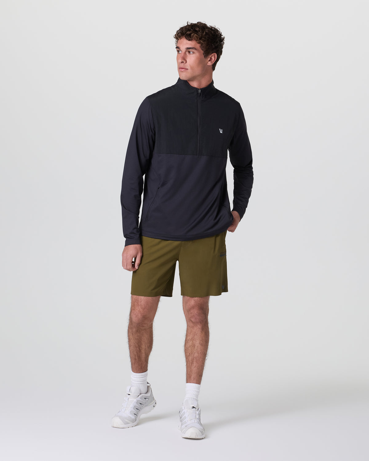 Sunday Element Half Zip Black | Vuori Discount
