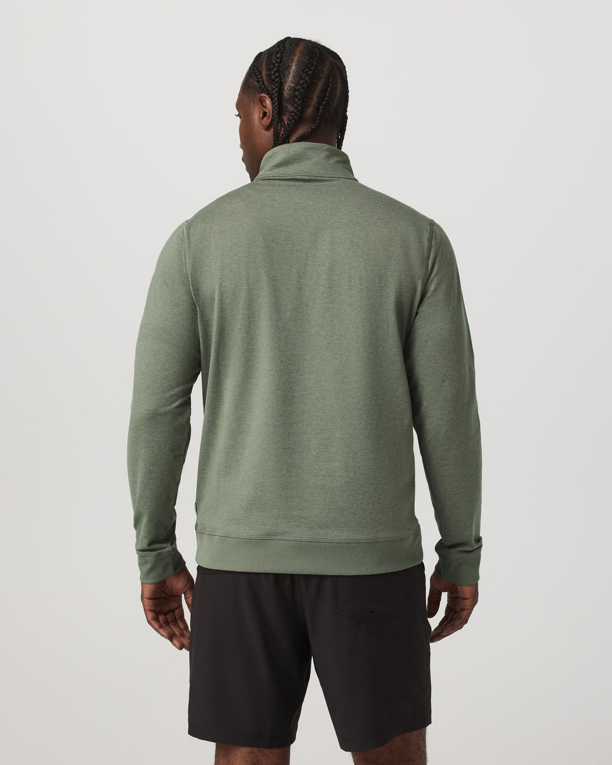 Coronado Half Zip Men's Light Oregano Heather Pullover | Vuori On sale
