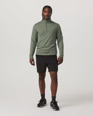 Coronado Half Zip Men's Light Oregano Heather Pullover | Vuori On sale