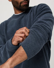 Beach Fleece Crew Men's Ink Heather Crewneck | Vuori Outlet