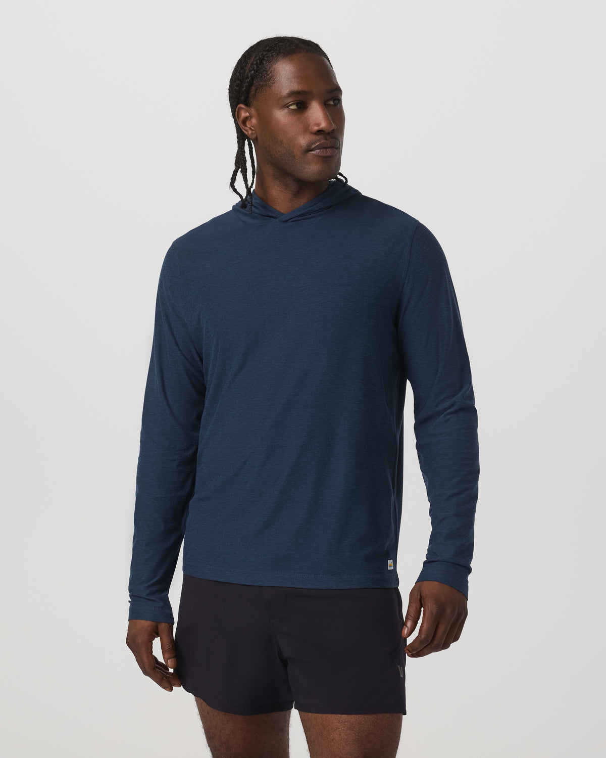Strato Tech Hoodie Men's Navy Workout Hoodie | Vuori US