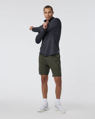 Ponto Half Zip Mock Neck Charcoal Heather | Vuori Clothing
