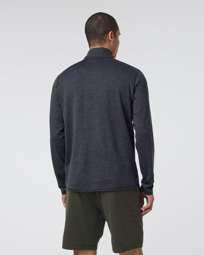 Ponto Half Zip Mock Neck Charcoal Heather | Vuori Clothing