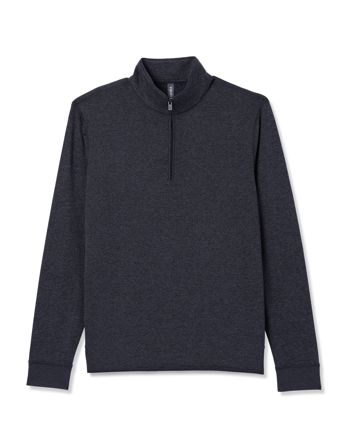 Ponto Half Zip Mock Neck Charcoal Heather | Vuori Clothing