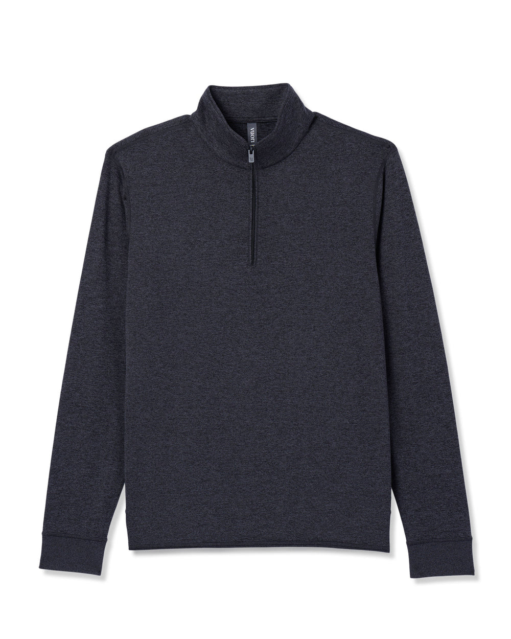 Ponto Half Zip Mock Neck Charcoal Heather | Vuori Clothing