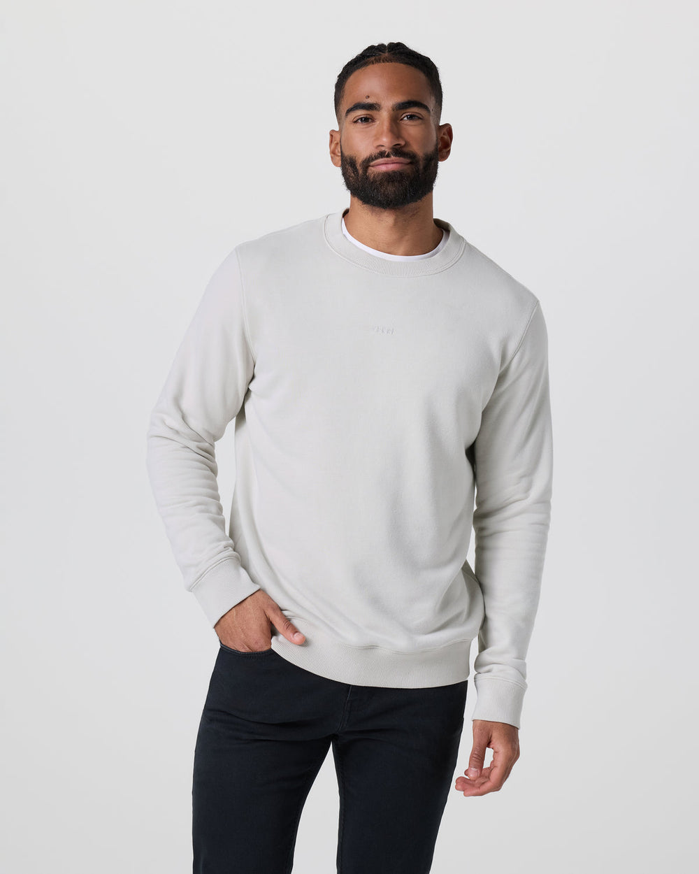 Cypress Logo Crew Salt | Vuori