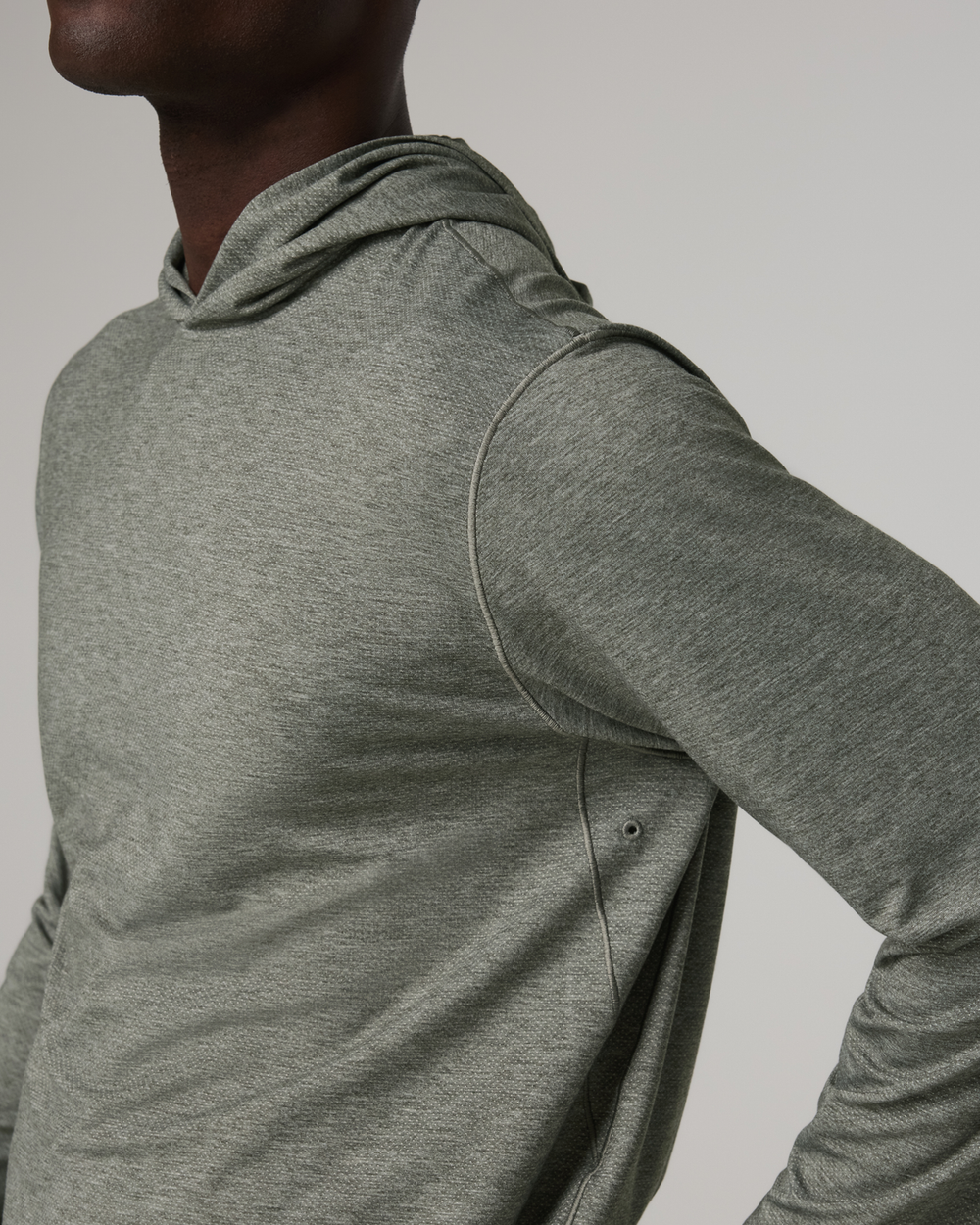 Long Sleeve Everyday Fitness Hoodie River Rock Heather | Vuori Discount
