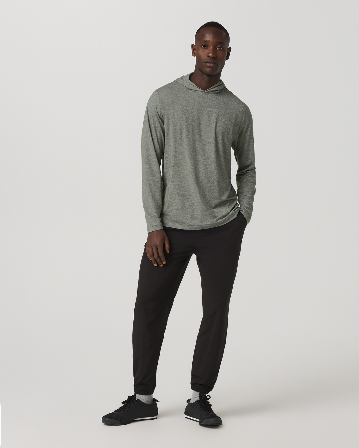 Long Sleeve Everyday Fitness Hoodie River Rock Heather | Vuori Discount