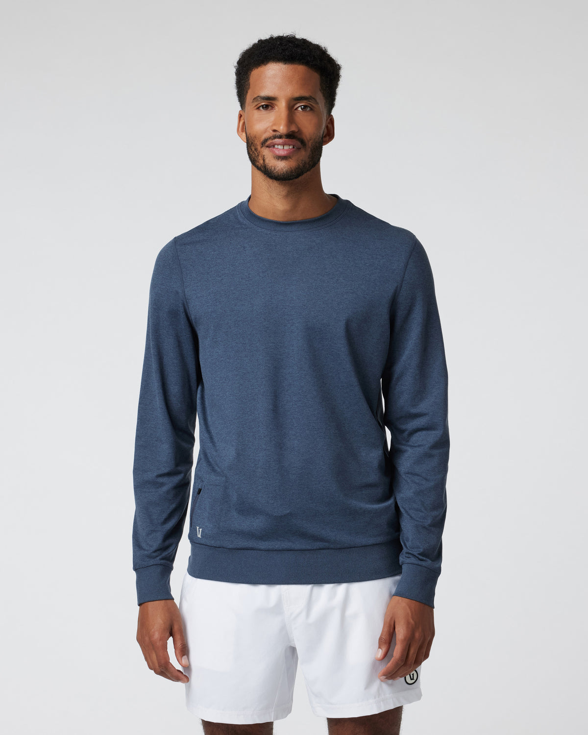 Ponto Performance Crew Azure Heather | Vuori Sale