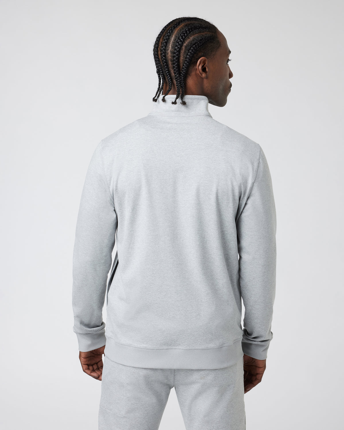 Coronado Half Zip Men's Light Grey Sweatshirt | Vuori On sale