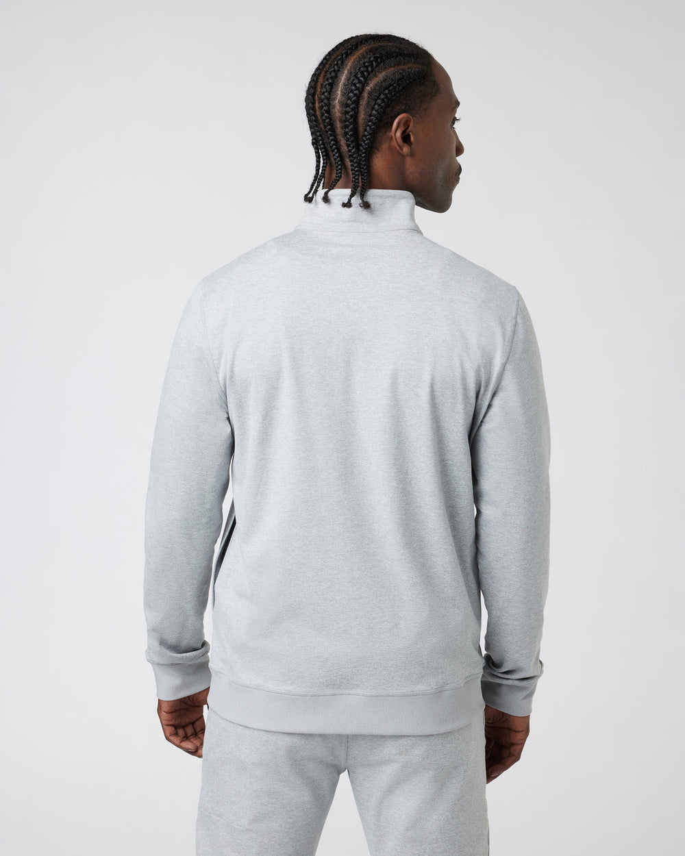 Coronado Half Zip Men's Light Grey Sweatshirt | Vuori On sale