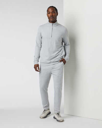 Coronado Half Zip Men's Light Grey Sweatshirt | Vuori On sale