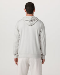 Ponto Full Zip Hoodie Men's Salt Heather Hoodie | Vuori For sale