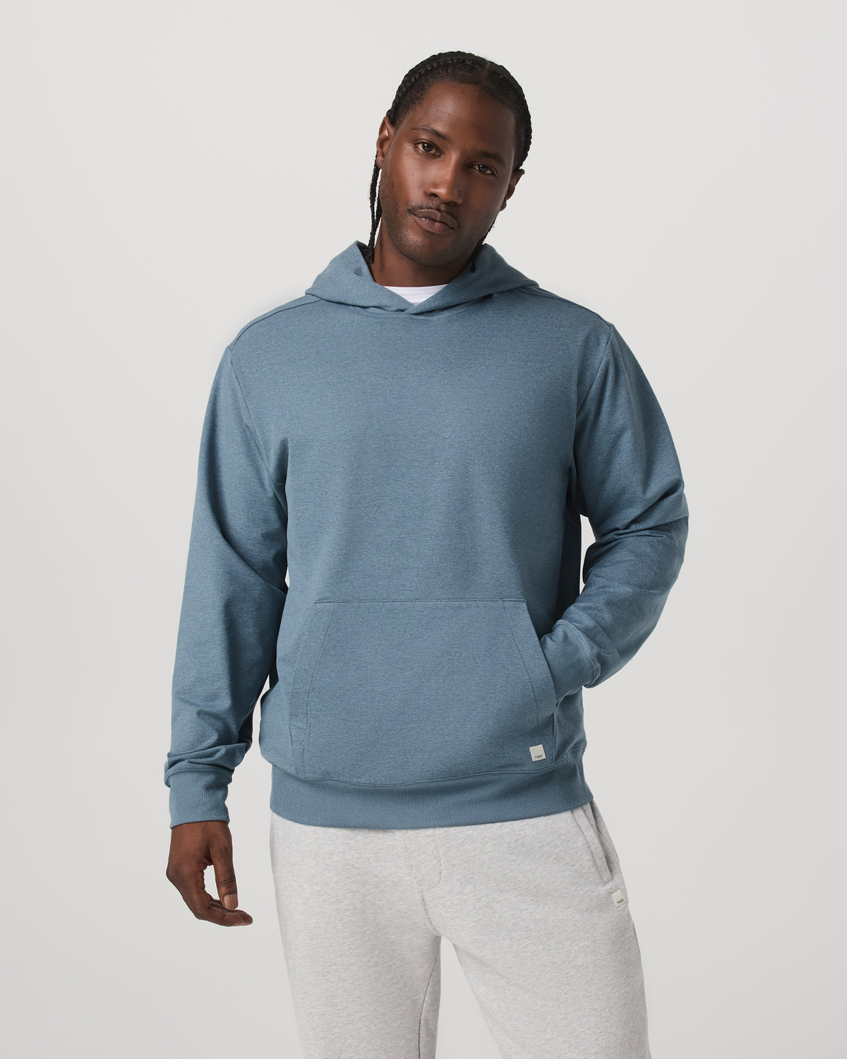 Coronado Pullover Hoodie 2.0 Men's Abyss Heather Hoodie | Vuori Online