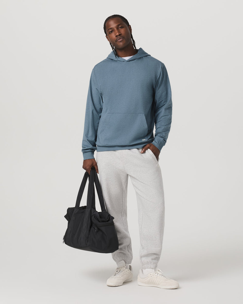 Coronado Pullover Hoodie 2.0 Men's Abyss Heather Hoodie | Vuori Online