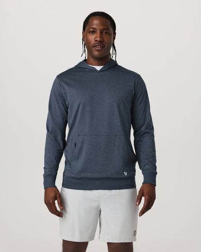 Sunday Hoodie 2.0 Men's Azure Heather Athletic Hoodie | Vuori Outlet