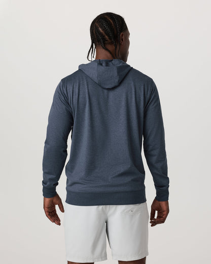 Sunday Hoodie 2.0 Men's Azure Heather Athletic Hoodie | Vuori Outlet