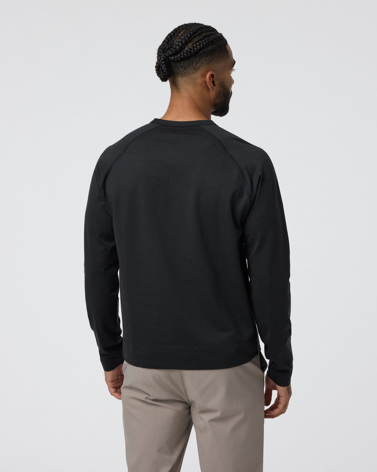 Coronado Crew Black Heather | Vuori Discount