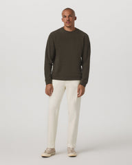 Beach Fleece Crew Men's Dark Oregano Heather Sweatshirt | Vuori Online