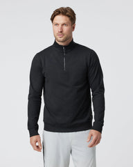 Coronado Half Zip Black Heather | Vuori Outlet