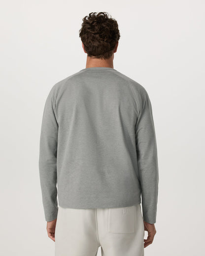 Coronado Crew - Relaxed Fit Driftwood Heather Crewneck | Vuori US