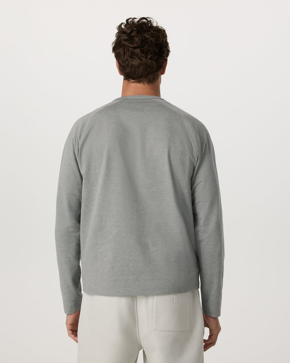 Coronado Crew - Relaxed Fit Driftwood Heather Crewneck | Vuori US
