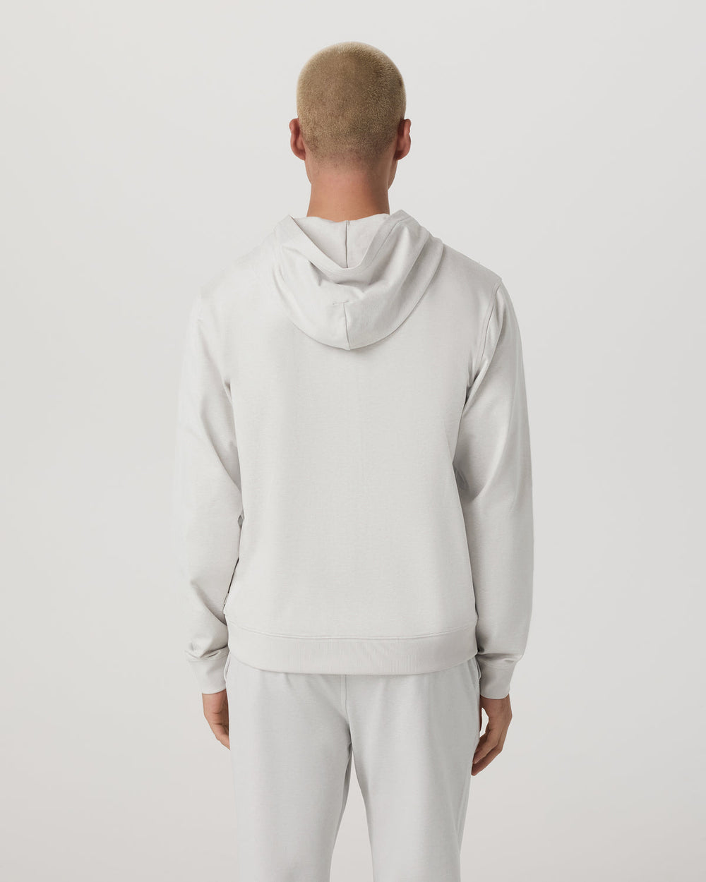 Coronado Full Zip Hoodie 2.0 Men's Salt Heather Jacket | Vuori Clothing