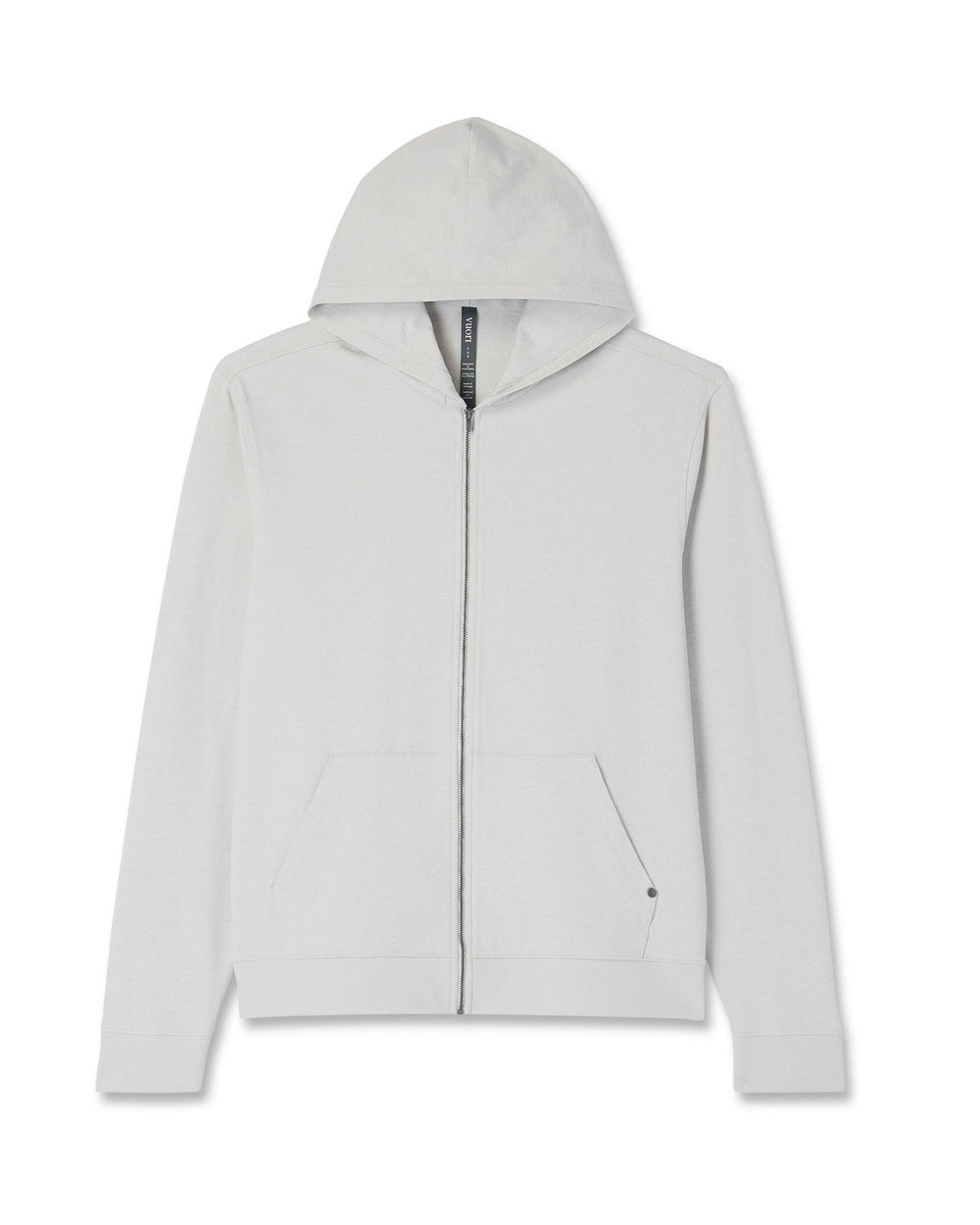 Coronado Full Zip Hoodie 2.0 Men's Salt Heather Jacket | Vuori Clothing