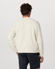 Beach Fleece Crew Men's Bone Heather Crewneck | Vuori