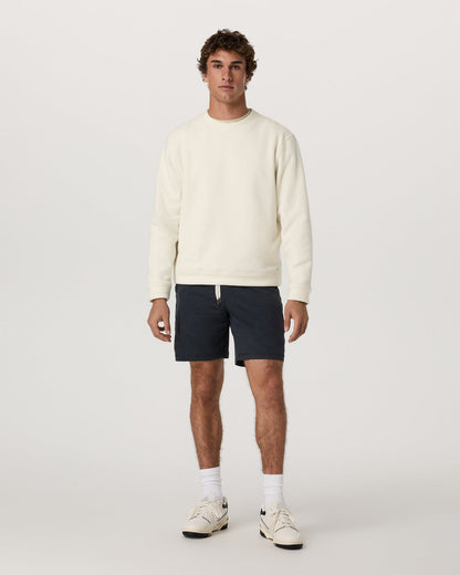 Beach Fleece Crew Men's Bone Heather Crewneck | Vuori
