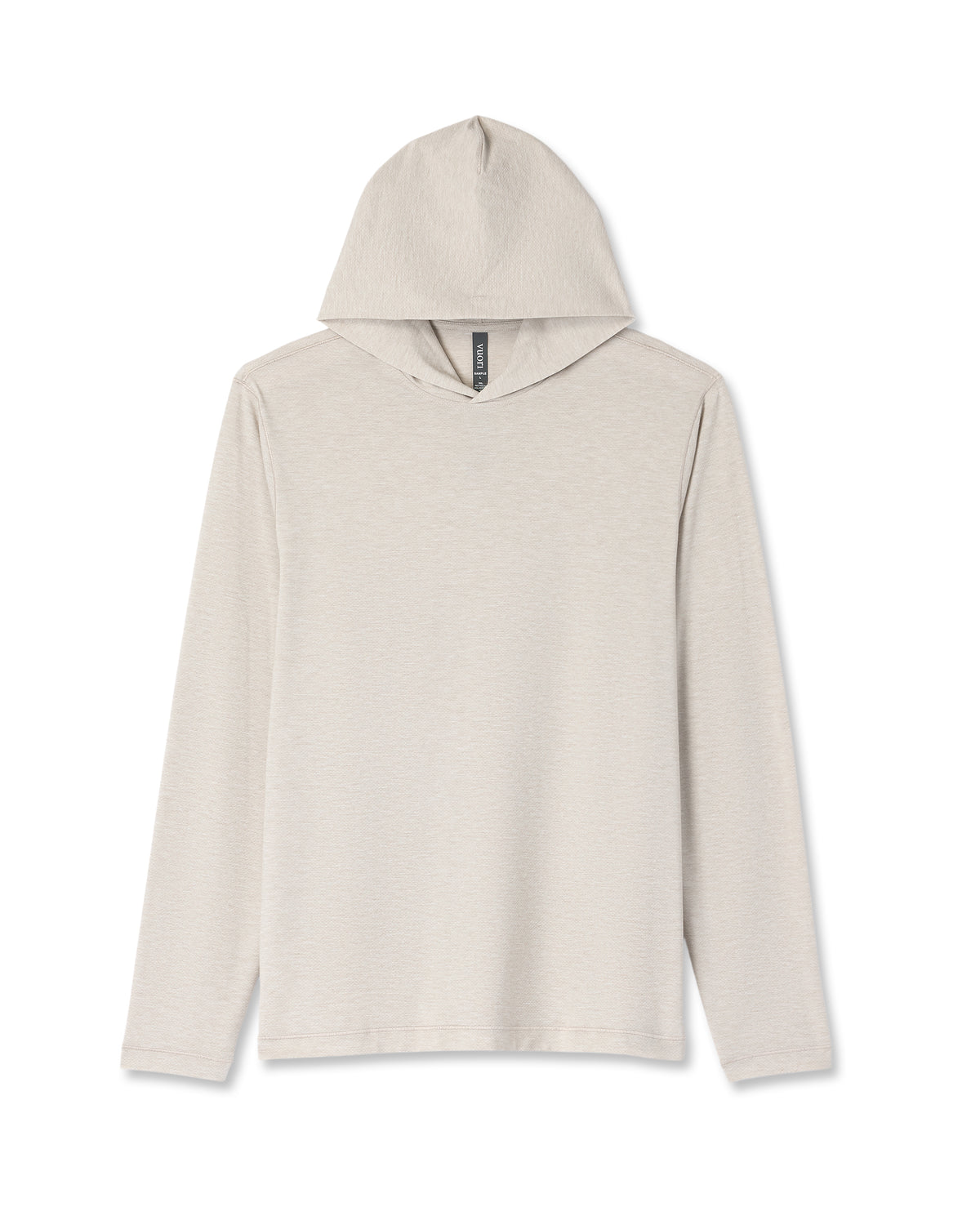 Men's Long Sleeve Everyday Fitness Hoodie Oatmeal Heather | Vuori Discount