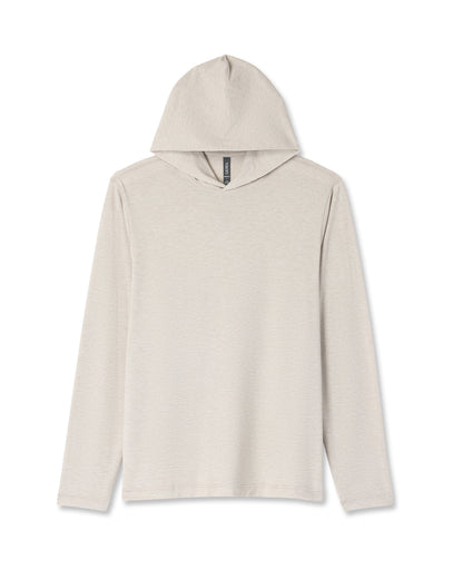 Men's Long Sleeve Everyday Fitness Hoodie Oatmeal Heather | Vuori Discount