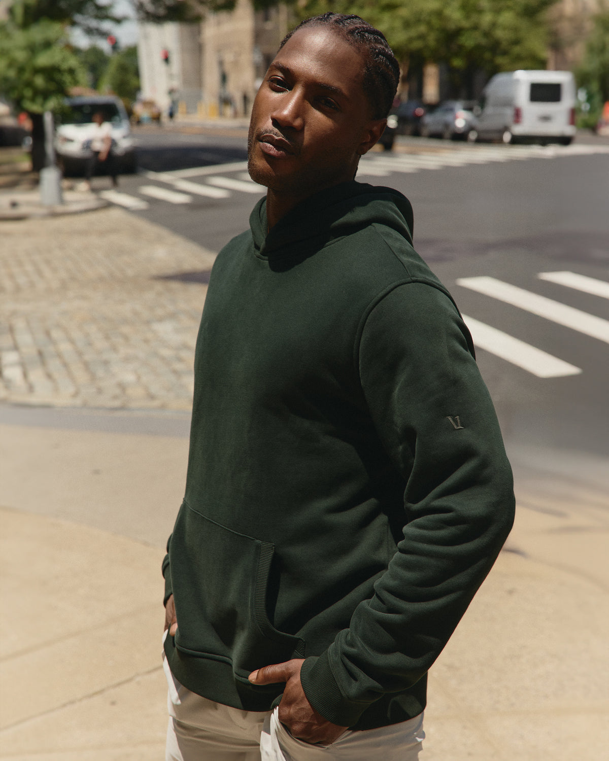 Seaside Pullover Hoodie Men's Evergreen Pullover Hoodie | Vuori Sale