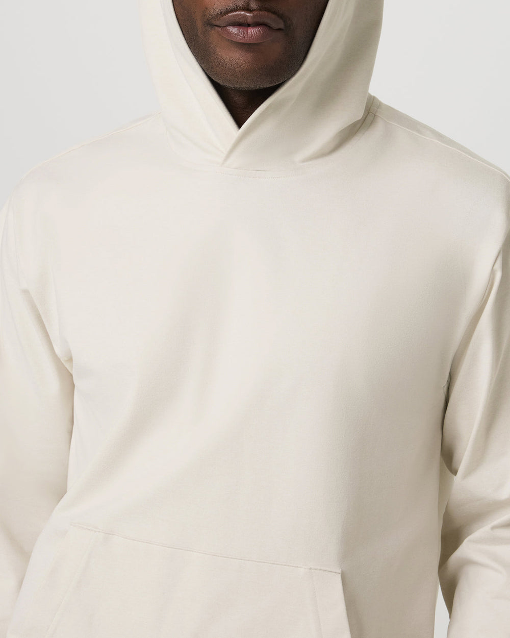 Coronado Pullover Hoodie 2.0 Men's Ivory Heather Hoodie | Vuori Outlet